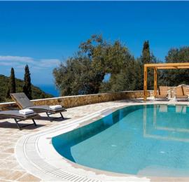 3 bedroom villa with pool & sea views, Makrades, sleeps 6